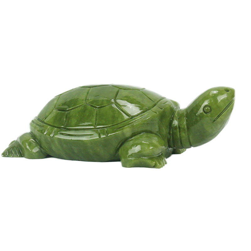 Aquarium Fish Farm - Natural Jade/turtle Sculpture/home Decoration/feng Shui Ornaments/fish
