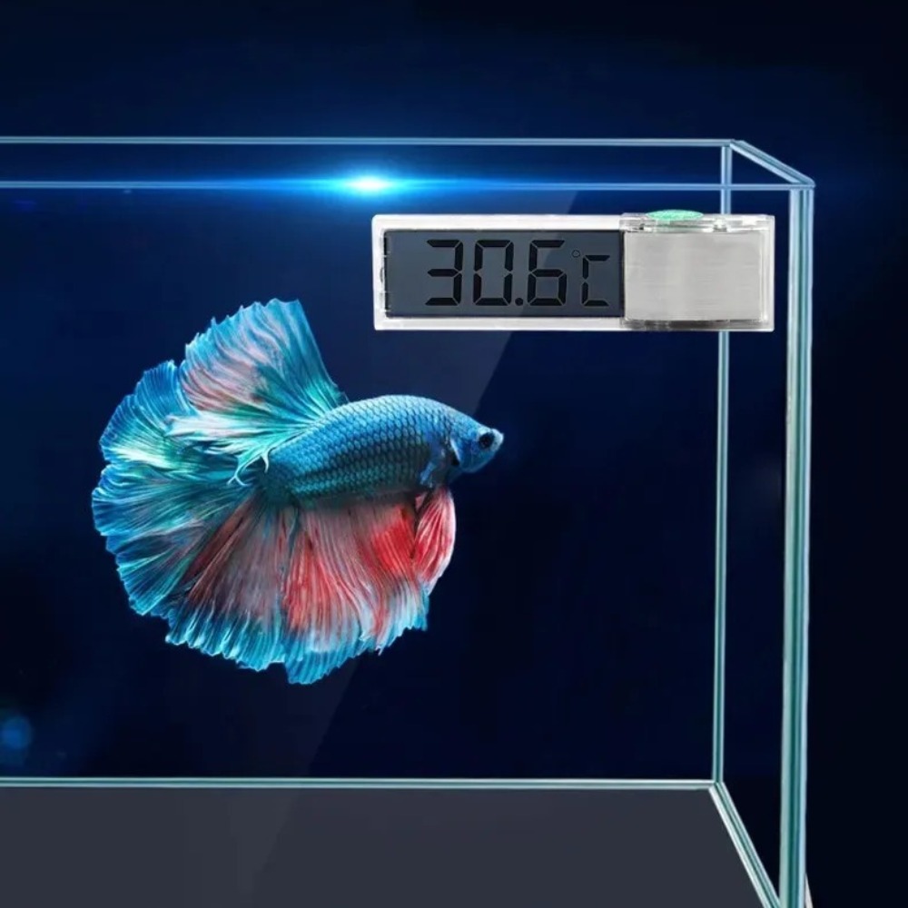 Aquarium Thermometer - 1PC Aquarium Thermometer Electronic LCD Digital