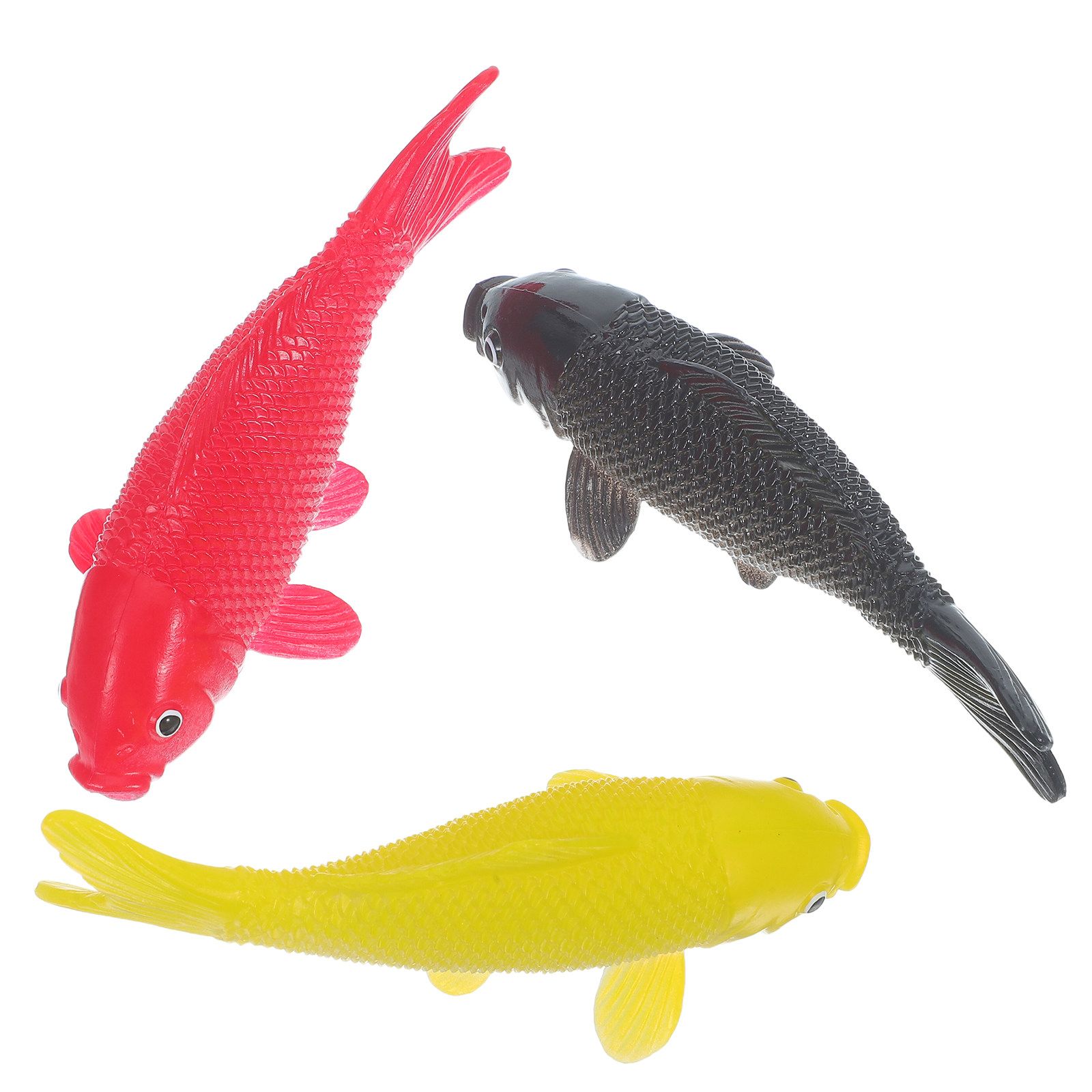 Aquarium Fish Pond - 3pcs Fish Crafts Toys Realistic Plastic