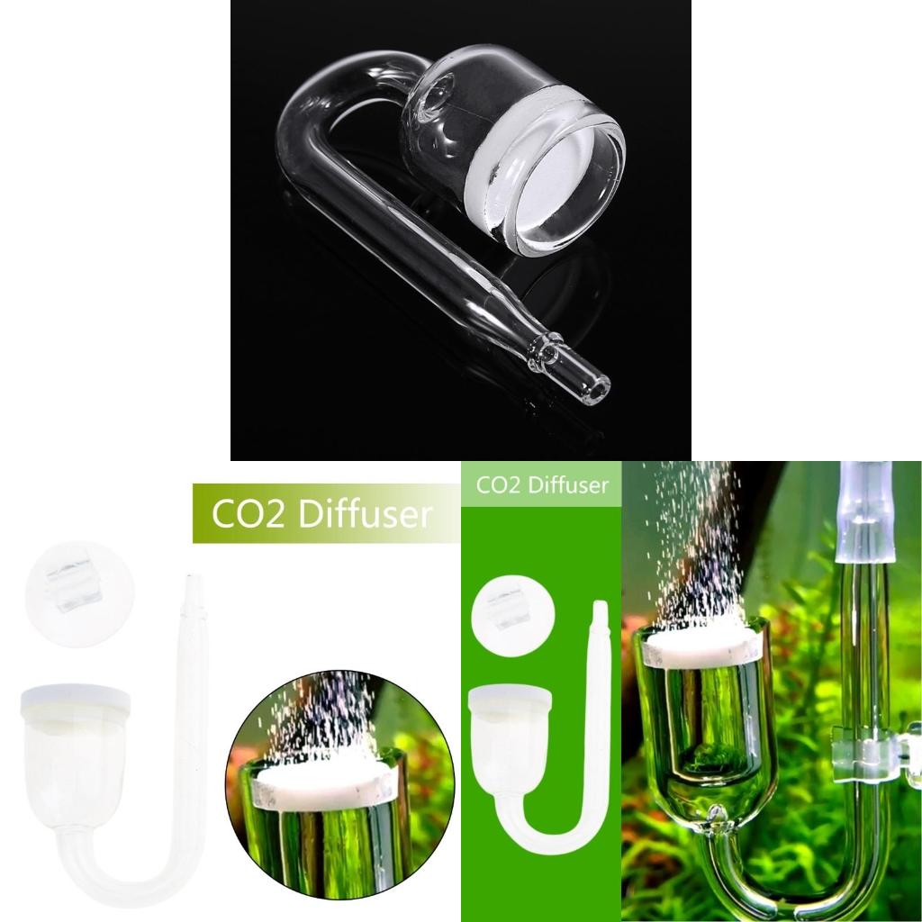 Co2 Diffuser Planted - CO2 Diffuser Clear Glass Atomizer for