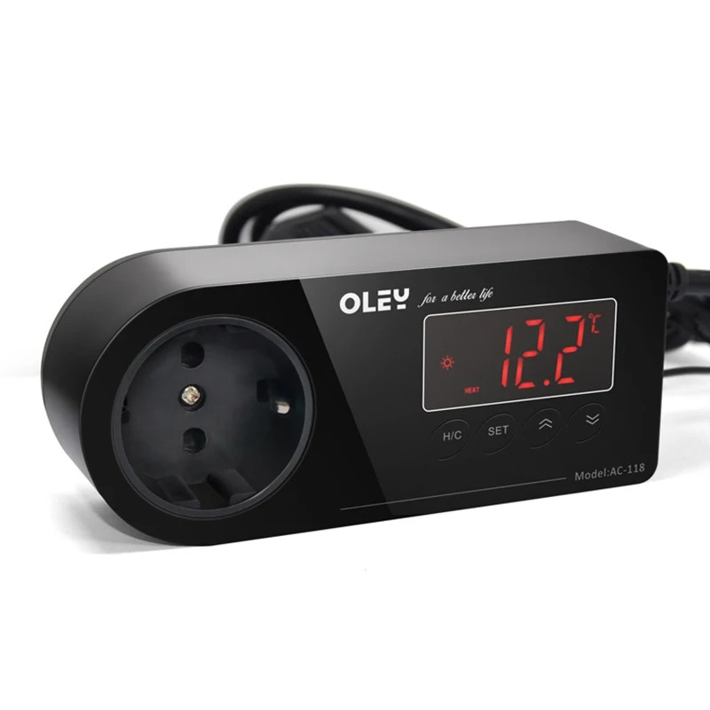 Aquarium Thermometer - EU Plug Digital Temperature Controller Thermostat