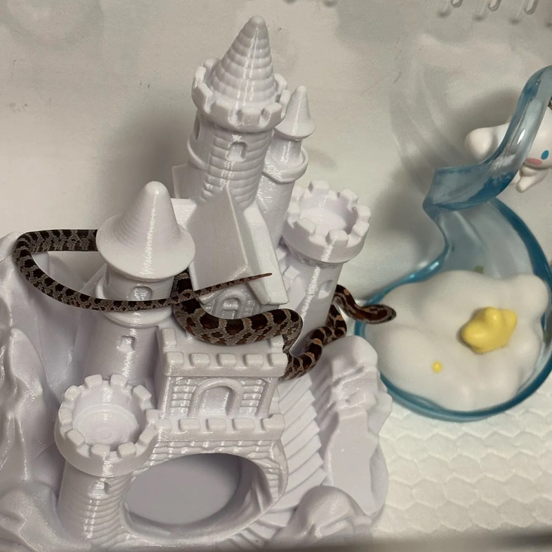 Aquarium Fish House - Fairy Tale Castle 3D Print Aquarium