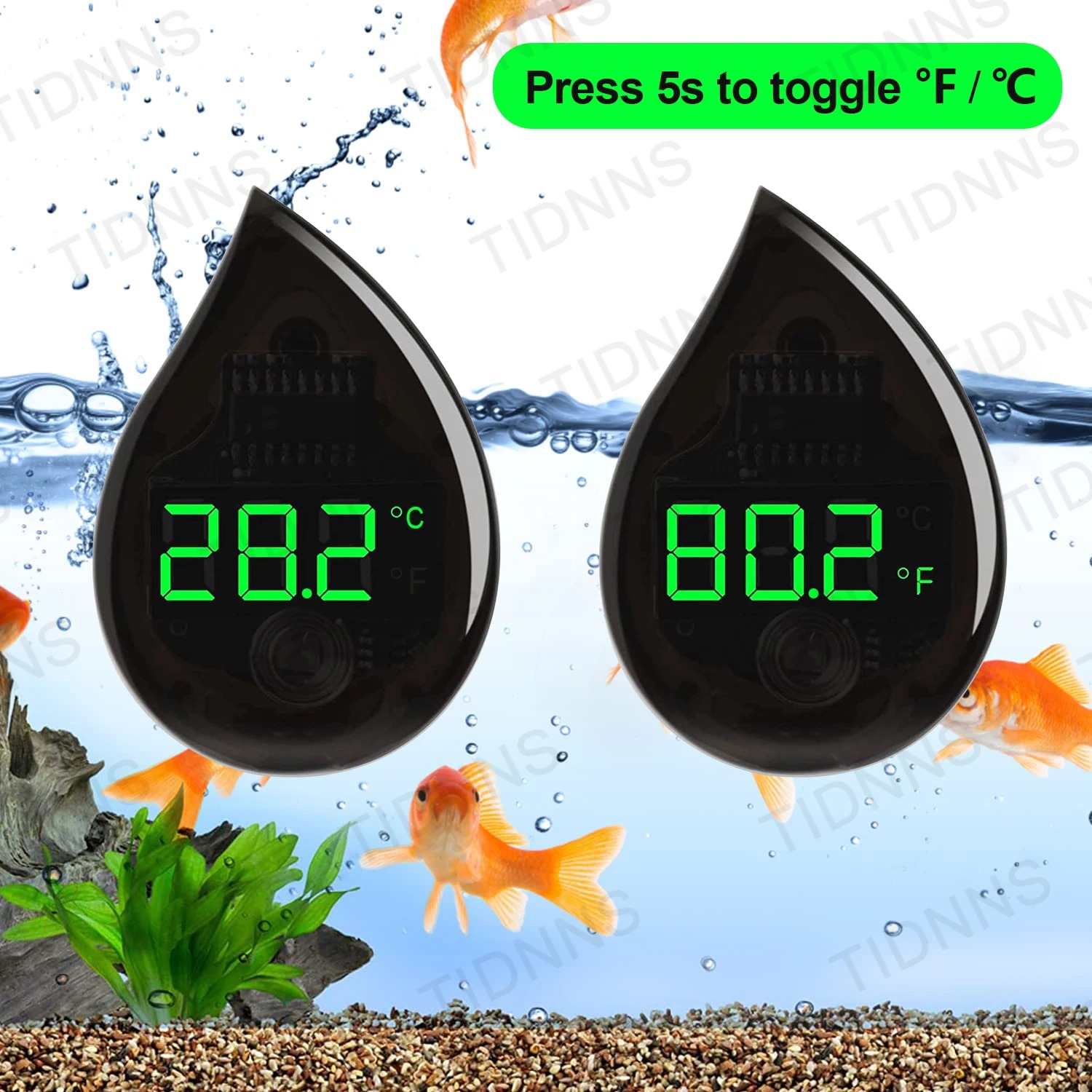 Aquarium Self-Adhesive Thermom - огляд і ціна Aquarium Thermometer
