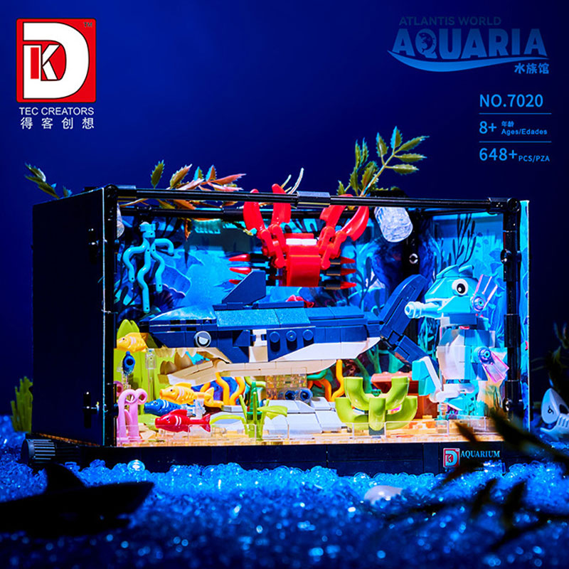 648PCS Shark Ecosystem Tank Bu - огляд і ціна Aquarium Fish Shark