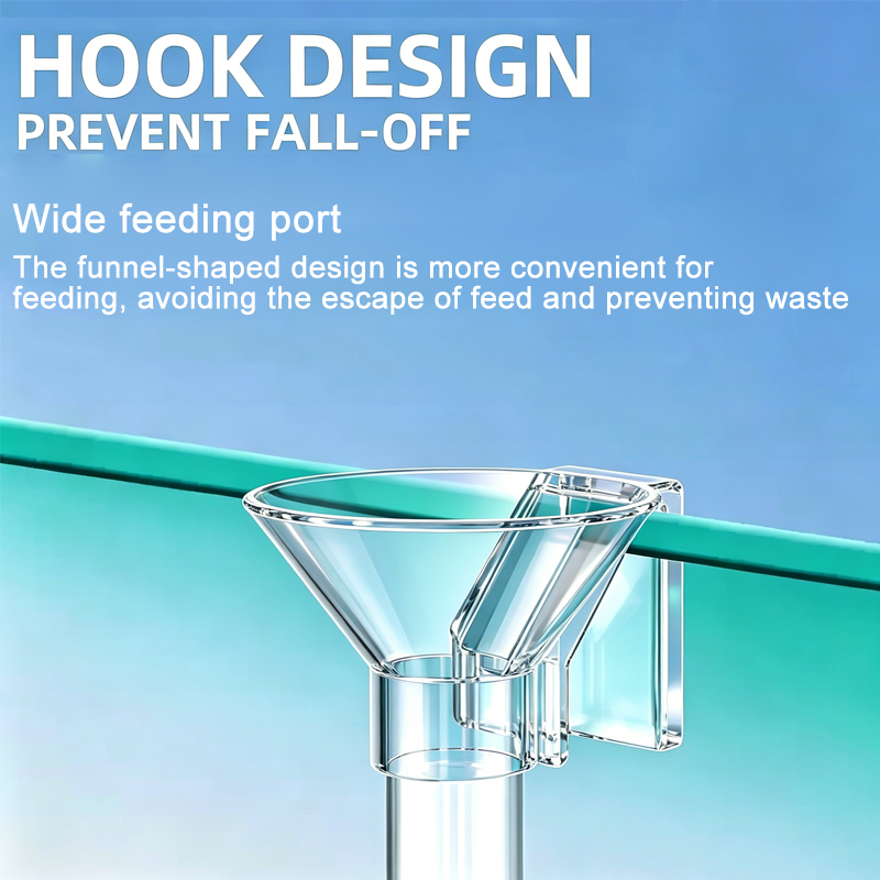 Acrylic Aquarium Fish Feeder T - огляд і ціна Aquarium Fish Feeder