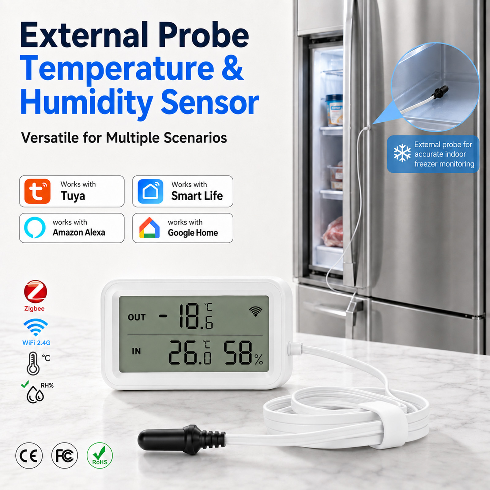 External Waterproof Probe Temp - огляд і ціна Aquarium Thermometer
