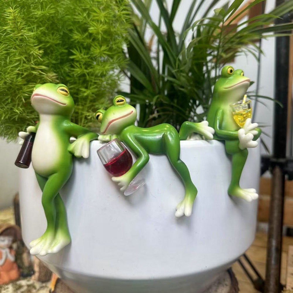 Hanging Flower Pot Edge Frog D - огляд і ціна Aquarium Fish Farm