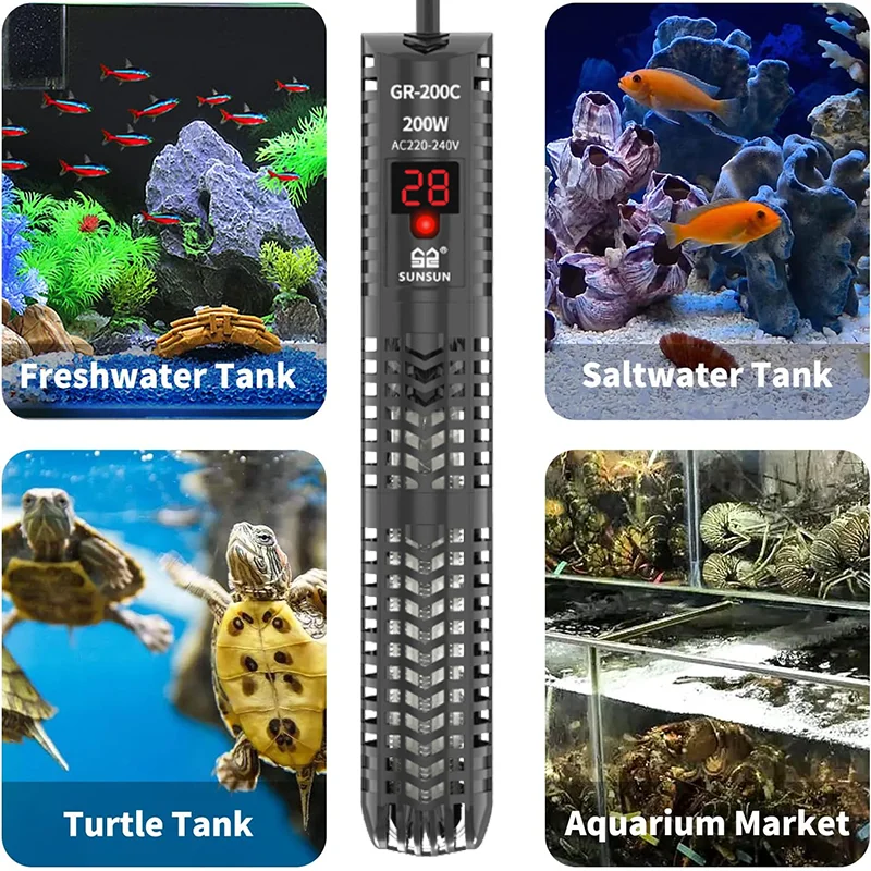 Aquariums Submersible Heater D - огляд і ціна Aquarium Thermometer