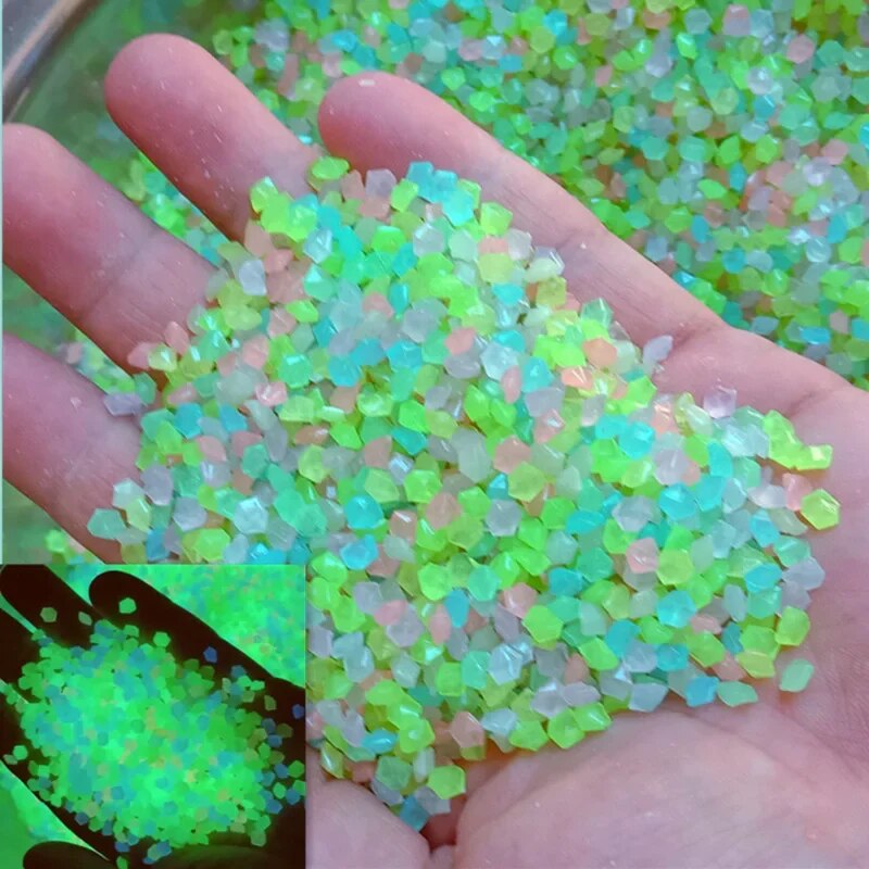 1000pcs 3-5mm Luminous Sand Gl - огляд і ціна Aquarium Fish House