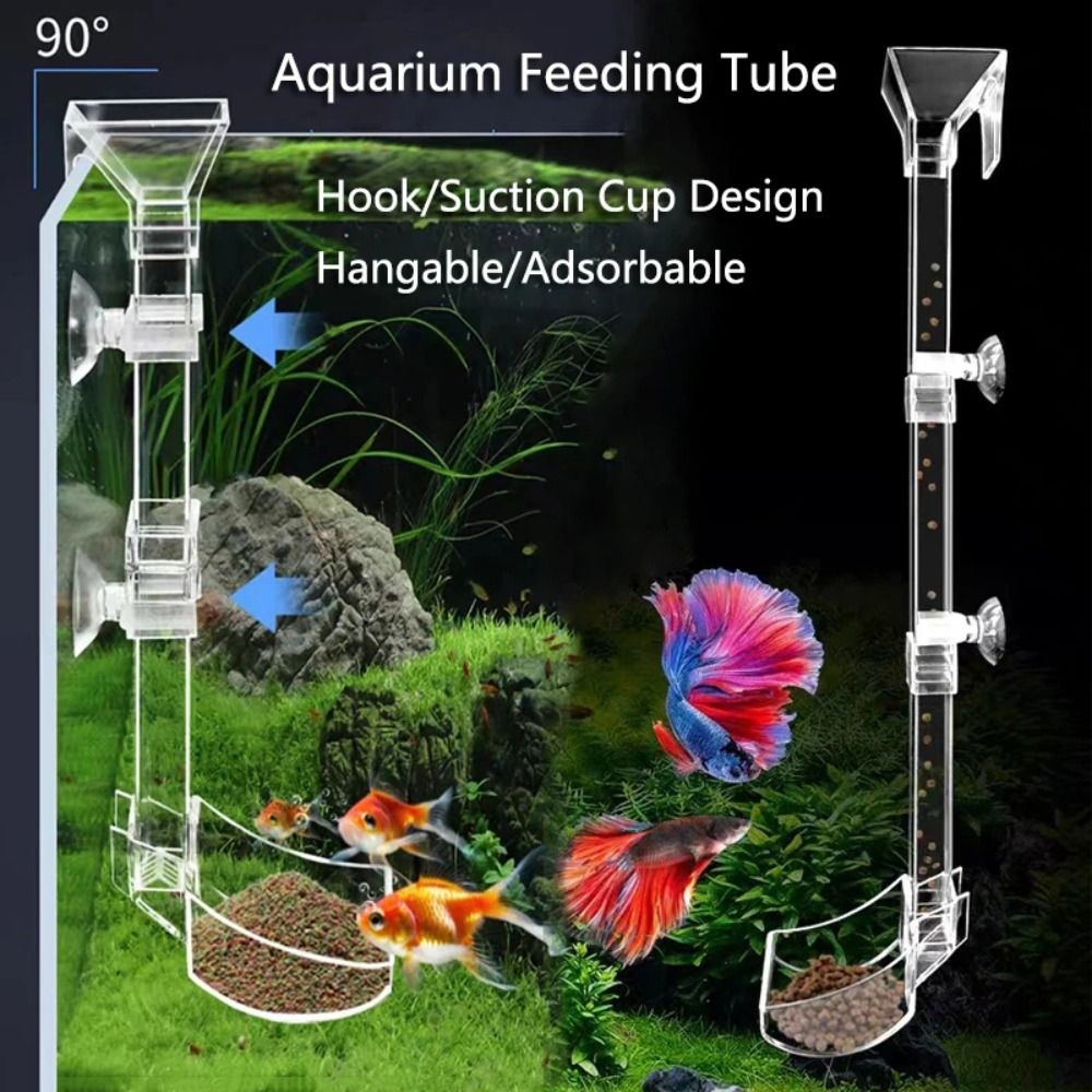 Transparent Aquarium Fish Tank - огляд і ціна Aquarium Fish Feeder