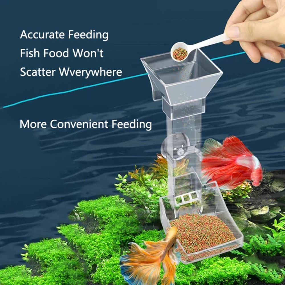 Transparent Aquarium Fish Tank - огляд і ціна Aquarium Fish Feeder