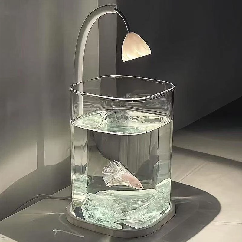 Glass Mini Fish Tank with Ice  - огляд і ціна Aquarium Fish Betta