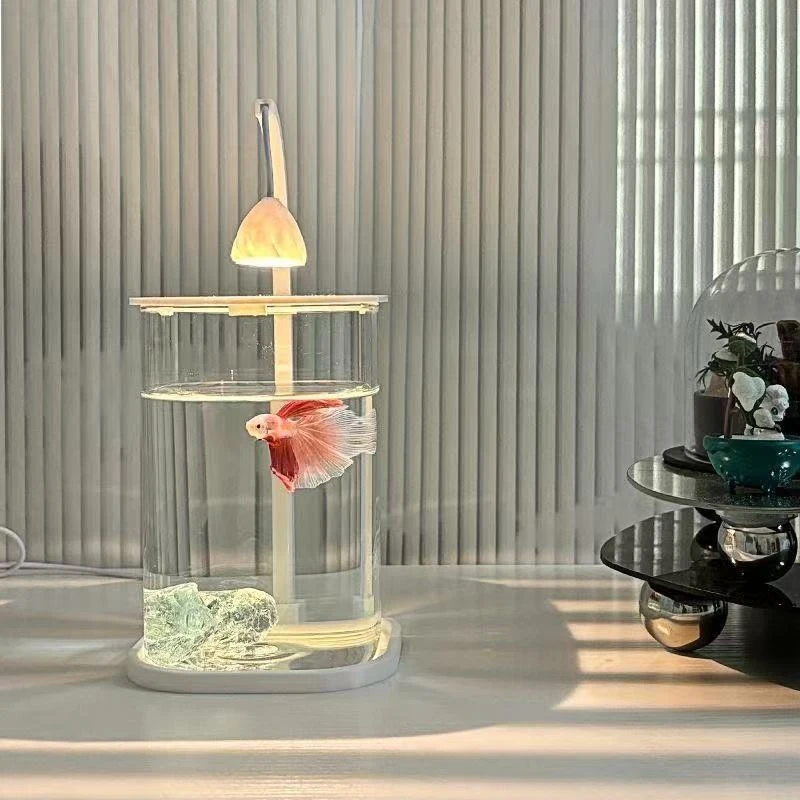 Glass Mini Fish Tank with Ice  - огляд і ціна Aquarium Fish Betta