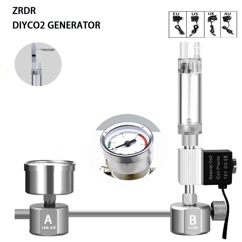 Aquarium DIY CO2 Reactor Gener - огляд і ціна Co2 Diffuser Planted