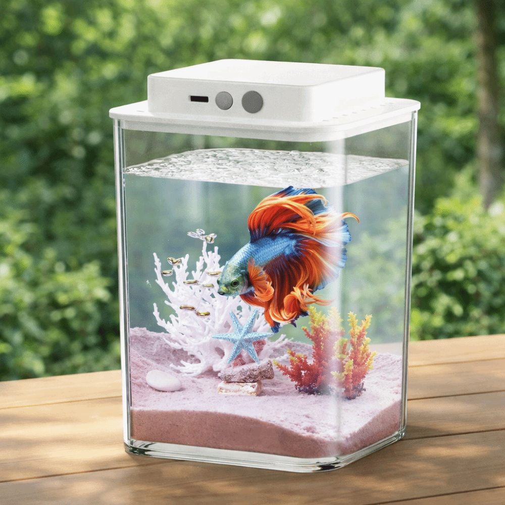 Transparent Betta Fish Tank In - огляд і ціна Aquarium Fish Betta