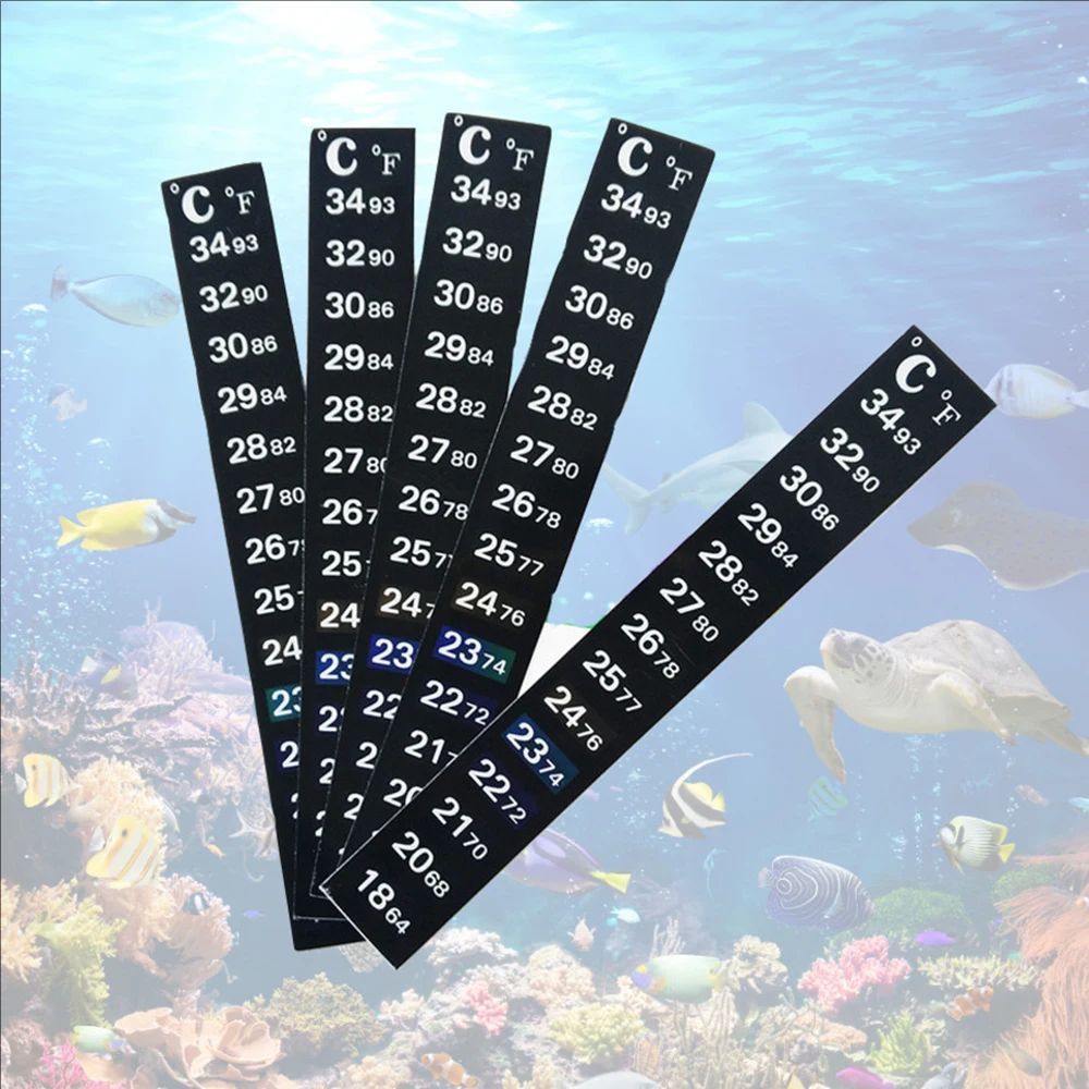 5Pcs/10Pcs Aquarium Fish Tank  - огляд і ціна Aquarium Thermometer