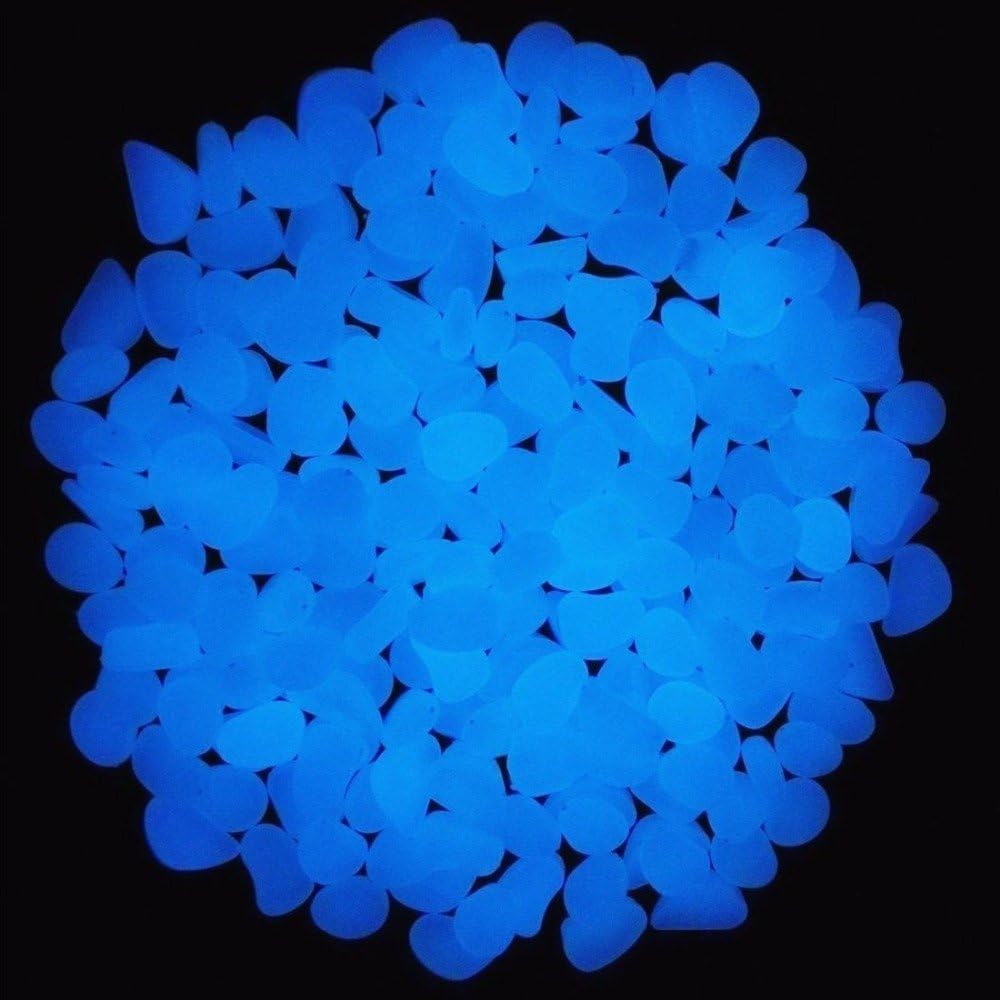 Fish Tank Rocks Glow Blue Pebb - огляд і ціна Aquarium Fish House