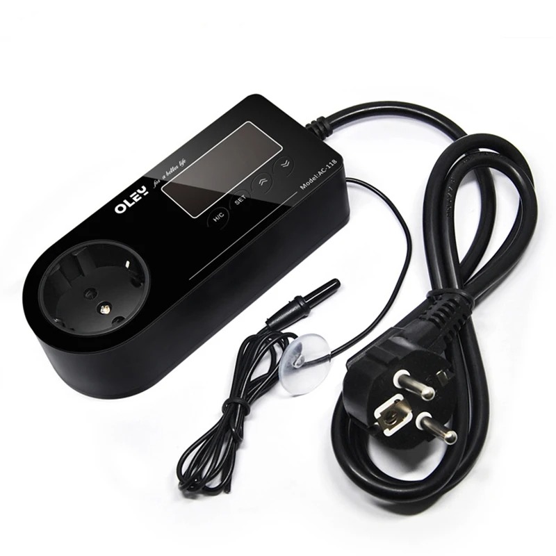 EU Plug Digital Temperature Co - огляд і ціна Aquarium Thermometer