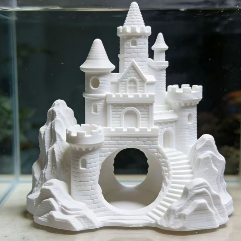 Fairy Tale Castle 3D Print Aqu - огляд і ціна Aquarium Fish House