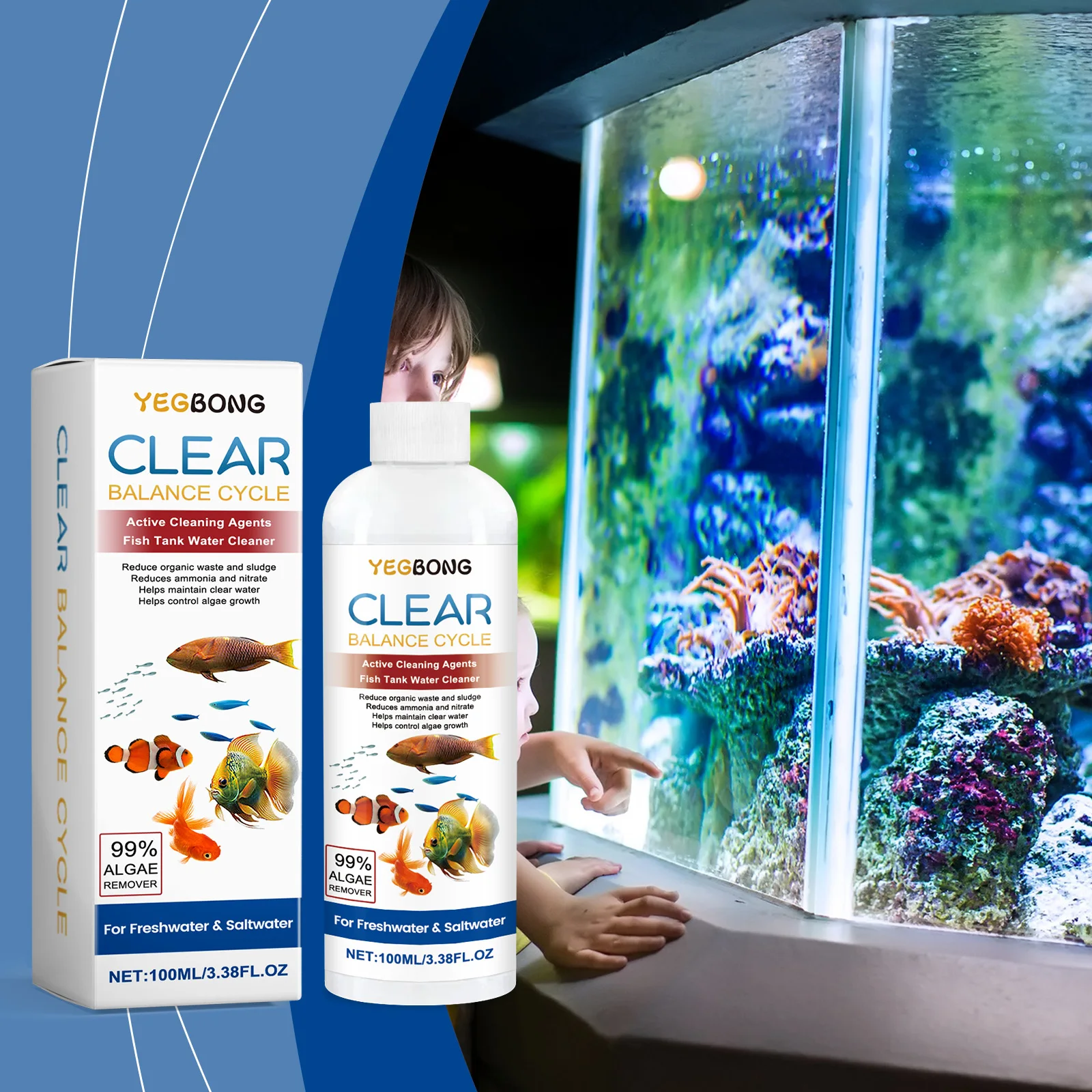 Algae Remover for Fish Tanks,  - огляд і ціна Aquarium Fish House