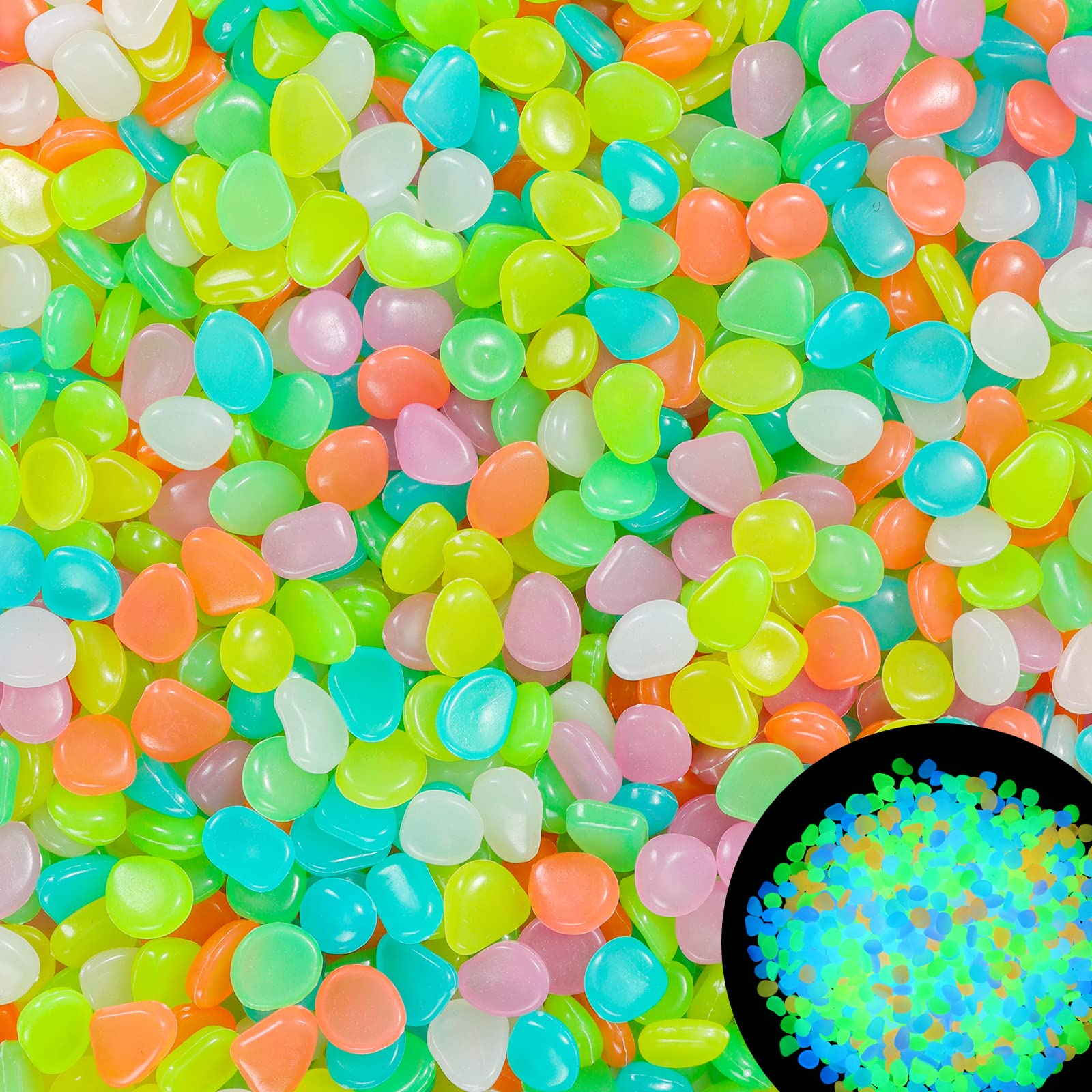 100Pcs Glow in the Dark Garden - огляд і ціна Aquarium Fish House