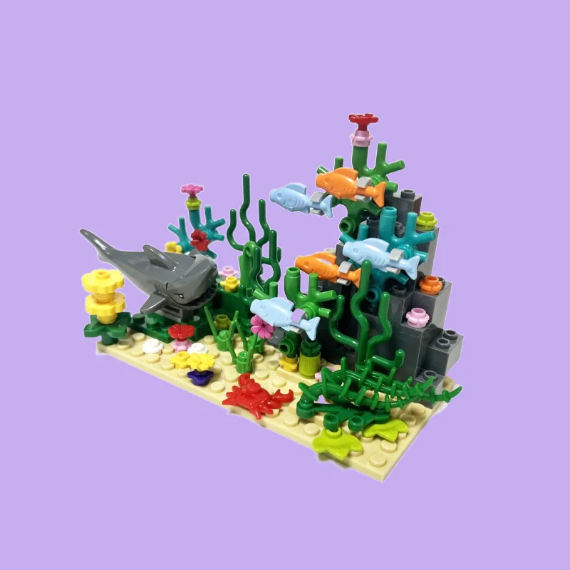 City MOC Aquarium Underwater W - огляд і ціна Aquarium Fish Shark